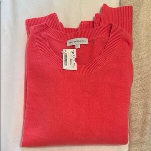 White + Warren Cashmere Easy Long Sleeve Crew Neck Horizon Sweater